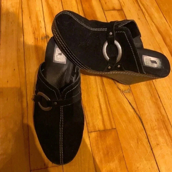 Dr  Scholl suede clogs - Picture 2 of 8